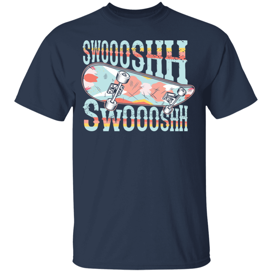 Swoosh Swoosh Skateboarding Skateboarder Youth T-Shirt