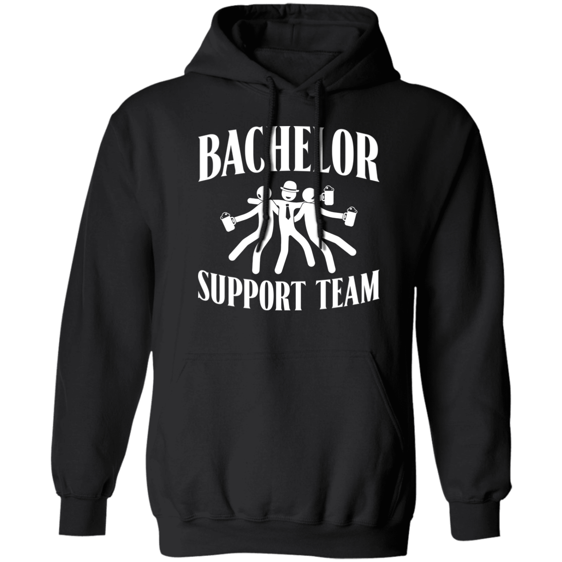 Bachelor Party Funny Support Team Hoodie