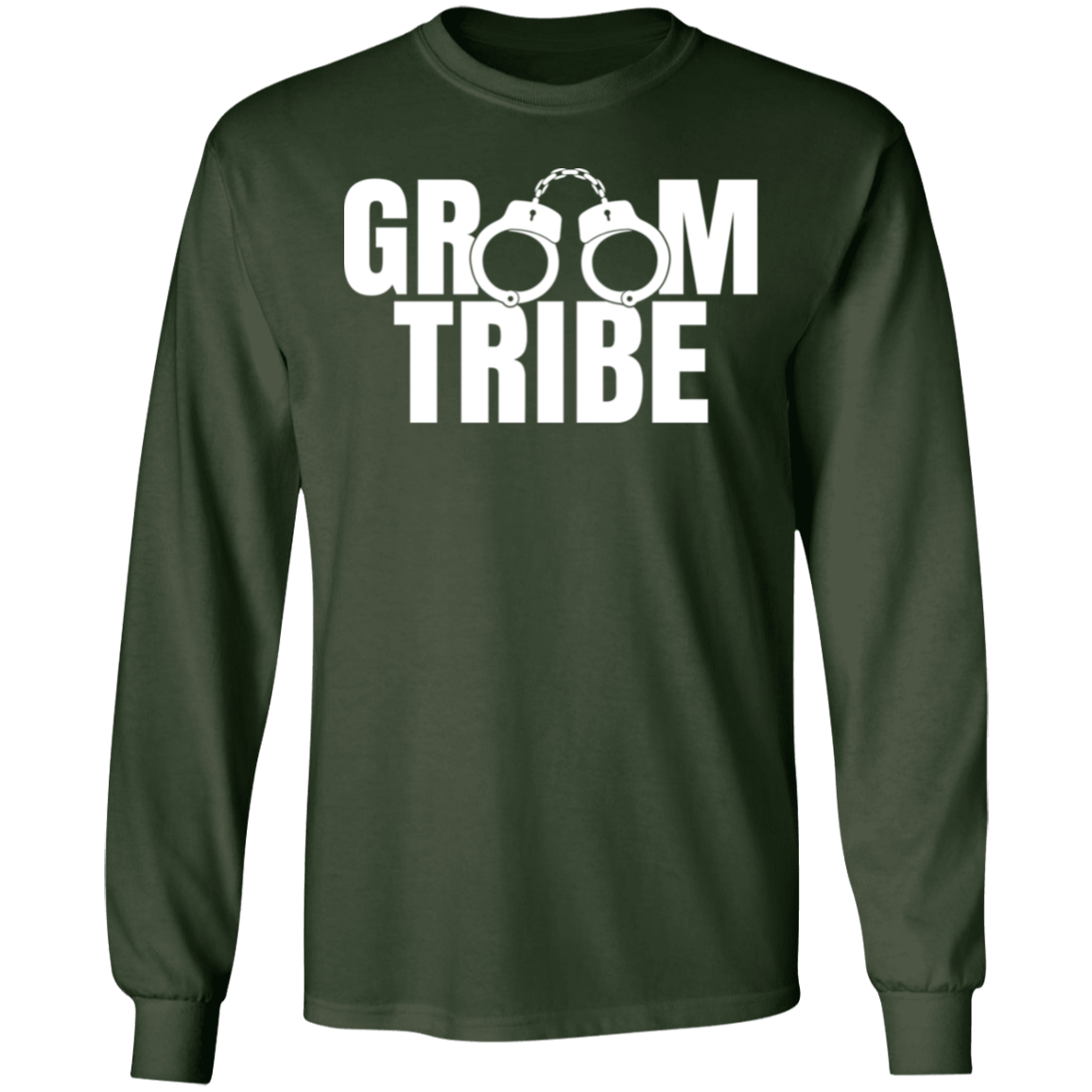 Bachelor Party Wedding Funny Groom Tribe Long Sleeve T-Shirt