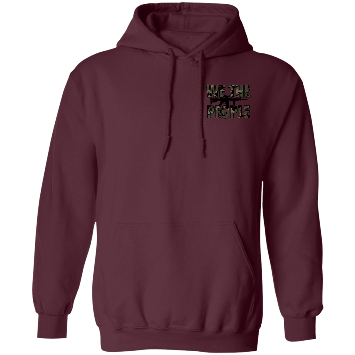 We the People Don't Tread on Me Gadsden Flag Double Sided Pullover Hoodie