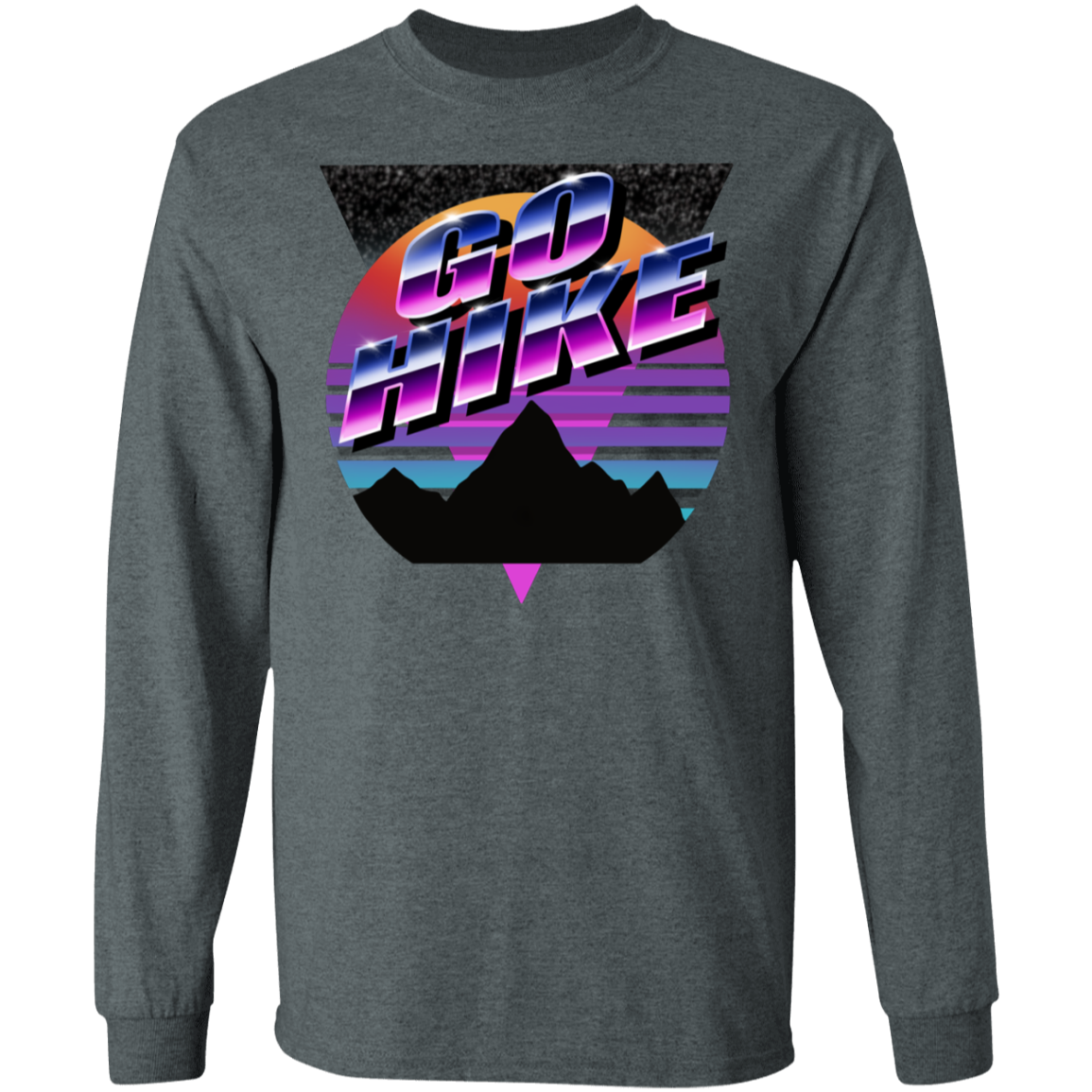 Go Hike Outdoor Nature Long Sleeve T-Shirt