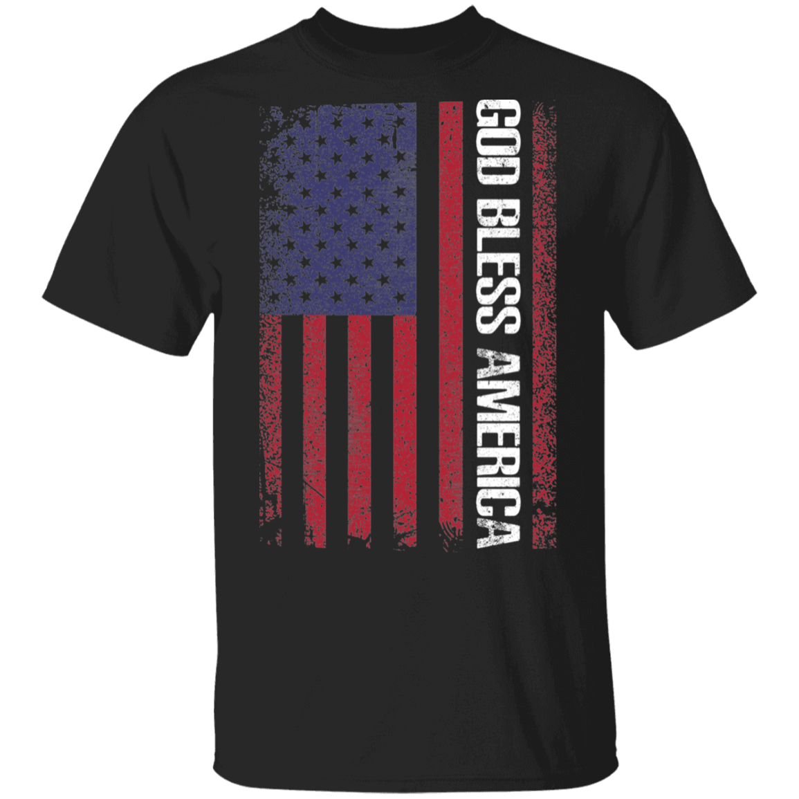 God Bless America American Flag USA T-Shirt