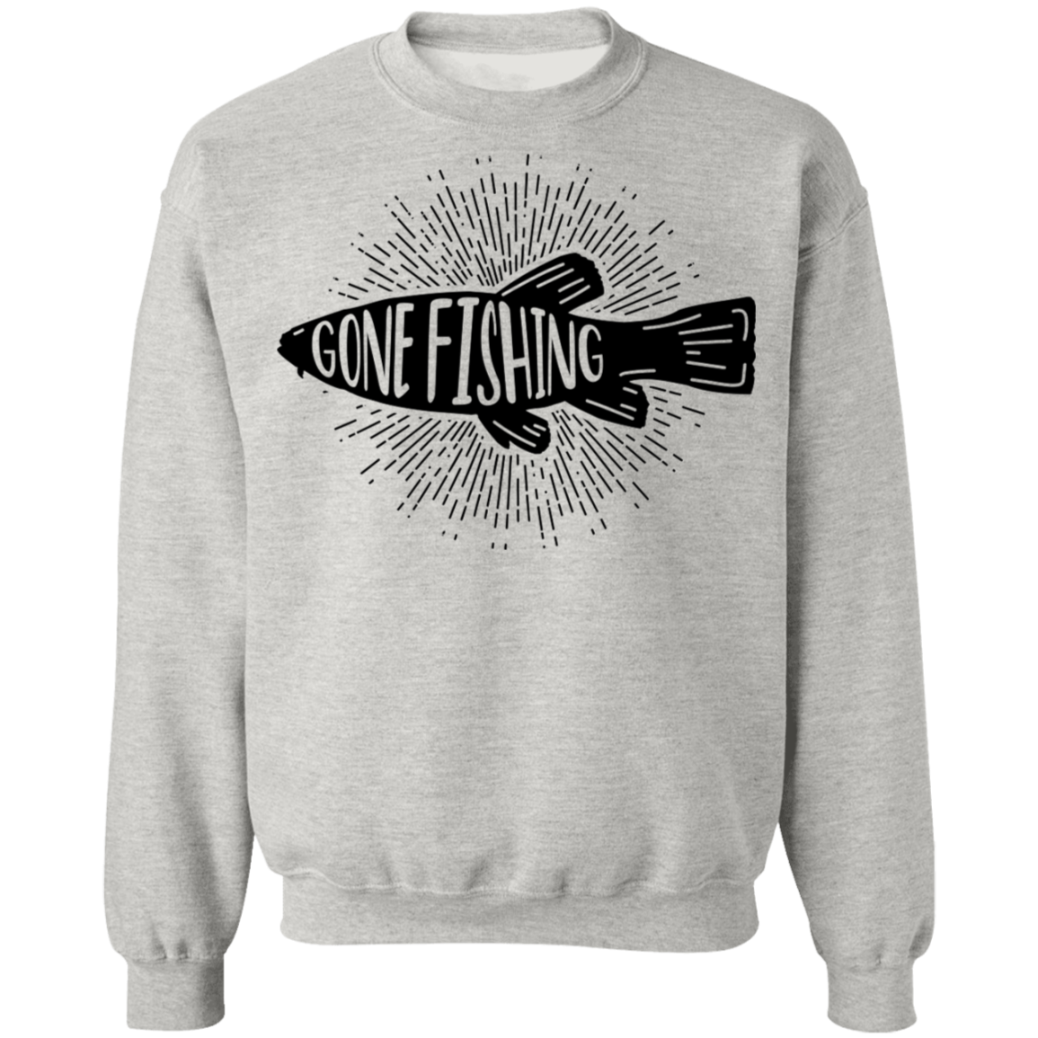 Gone Fishing Crewneck Sweatshirt