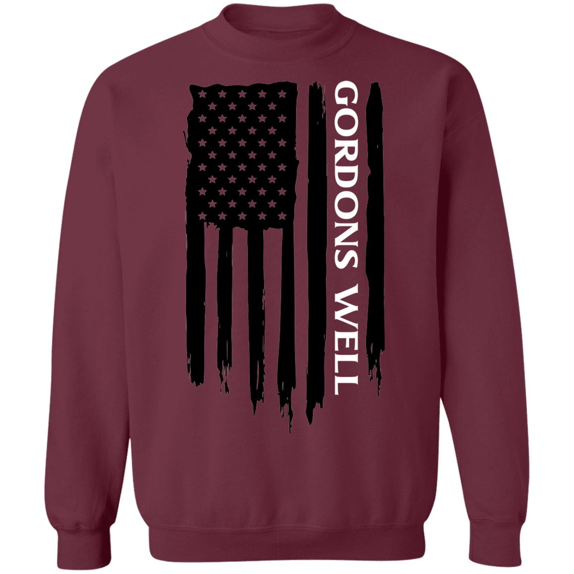 Gordon Well American Flag Crewneck Sweatshirt