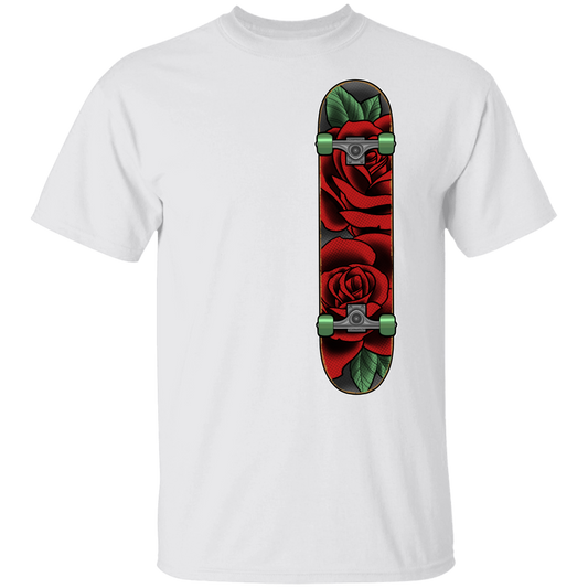 Rose Classic Skateboard Skateboarder Youth T-Shirt