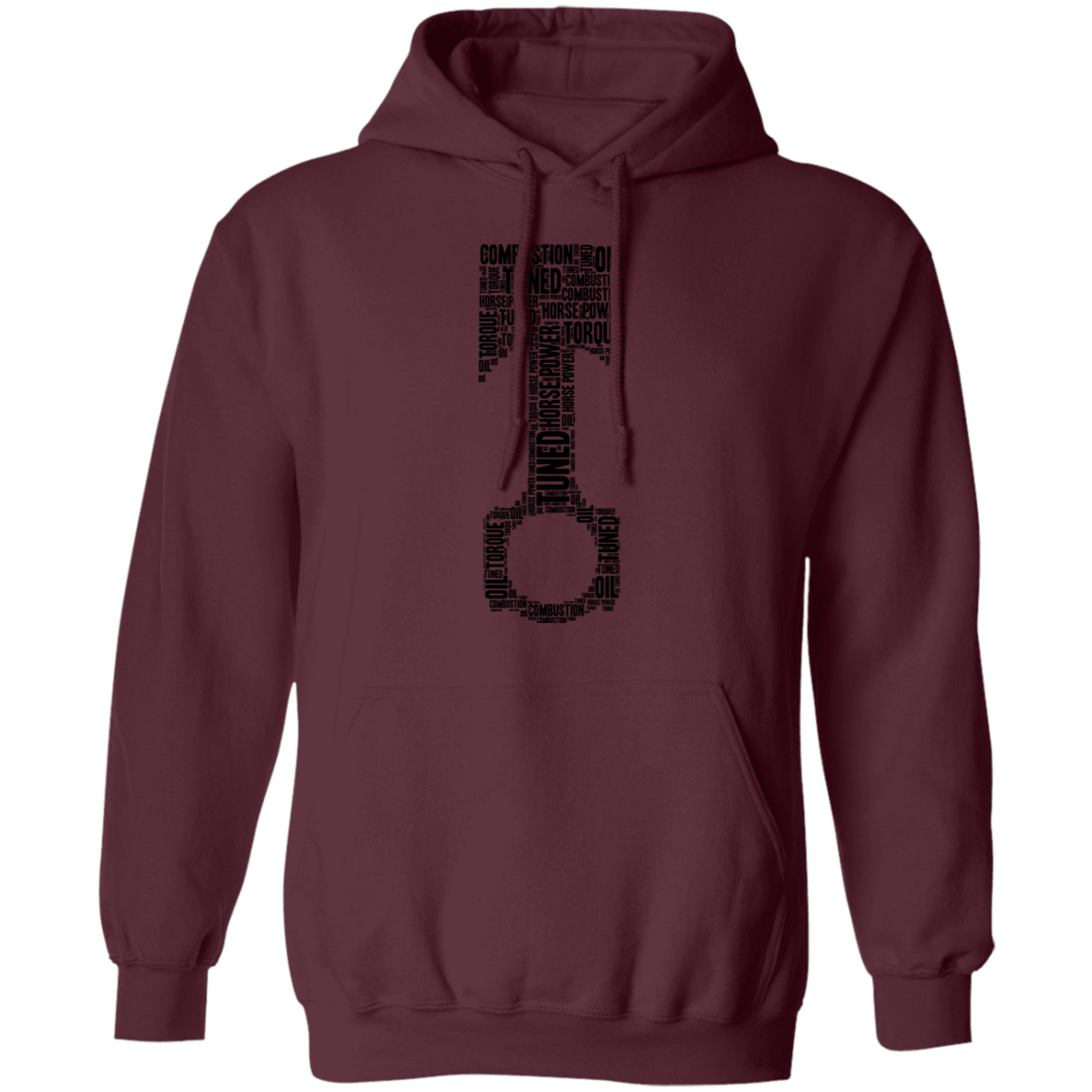 Word Piston Mechanic Automotive Pullover Hoodie