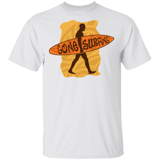 Gone Surfing Ocean Beach T-Shirt
