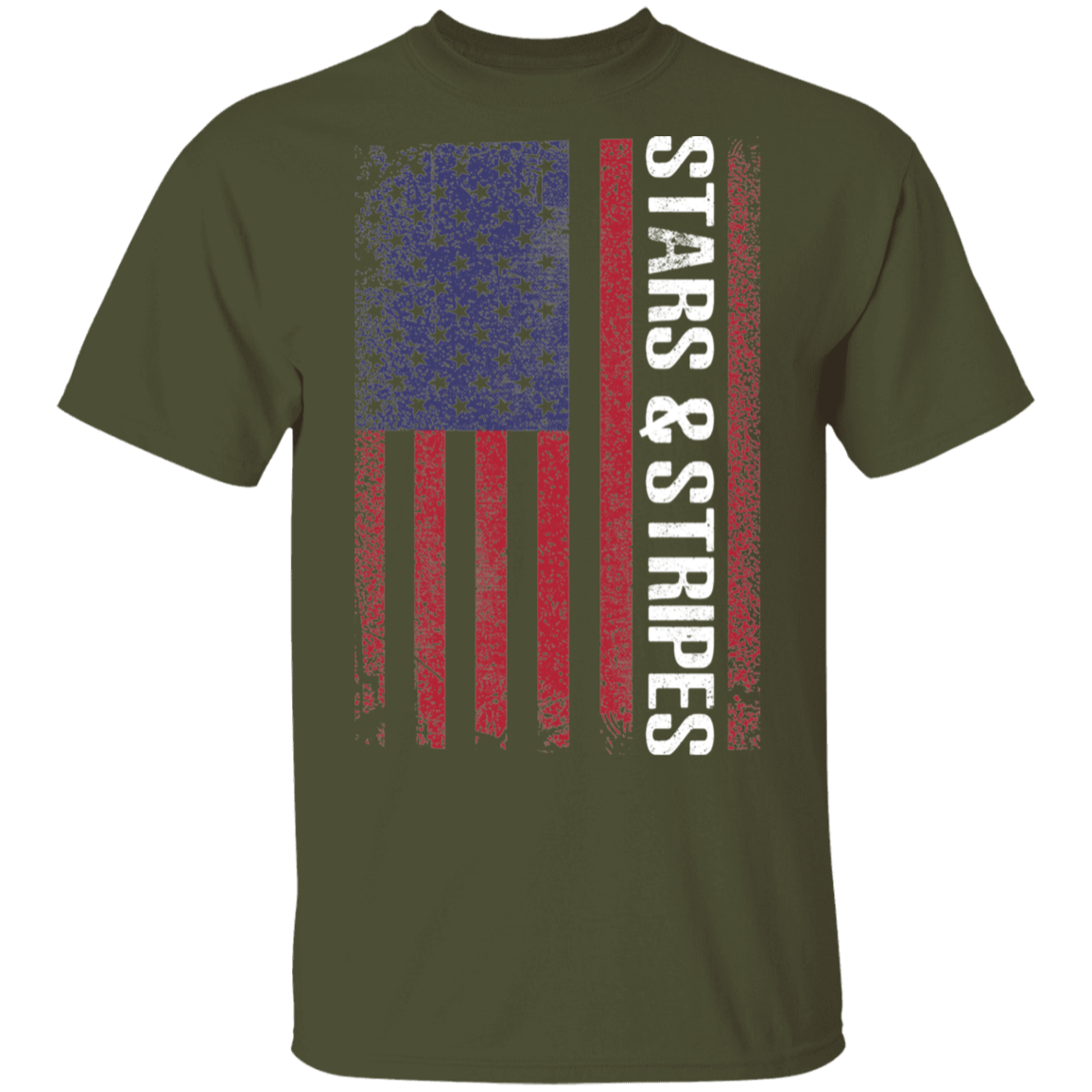 Stars & Stripes American Flag USA T-Shirt