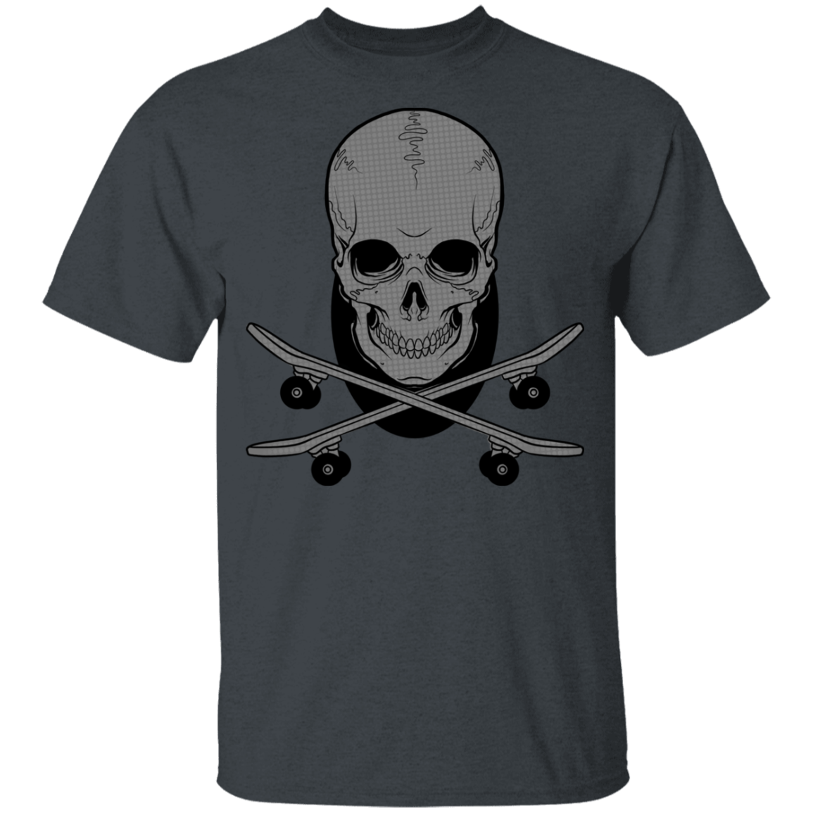 Skeleton Skateboarding Skateboard Shred Youth T-Shirt
