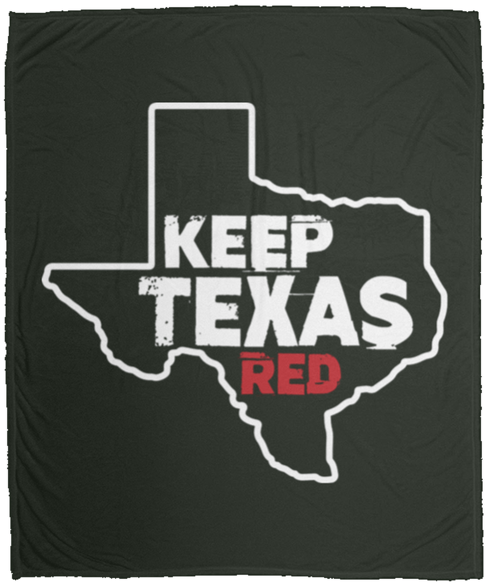 Keep Texas Red Republican Fleece Blanket - 50x60