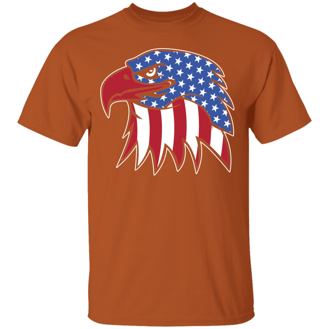Bald Eagle American Flag USA T-Shirt