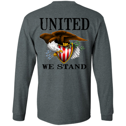 We the People United We Stand Double Sided Long Sleeve T-Shirt