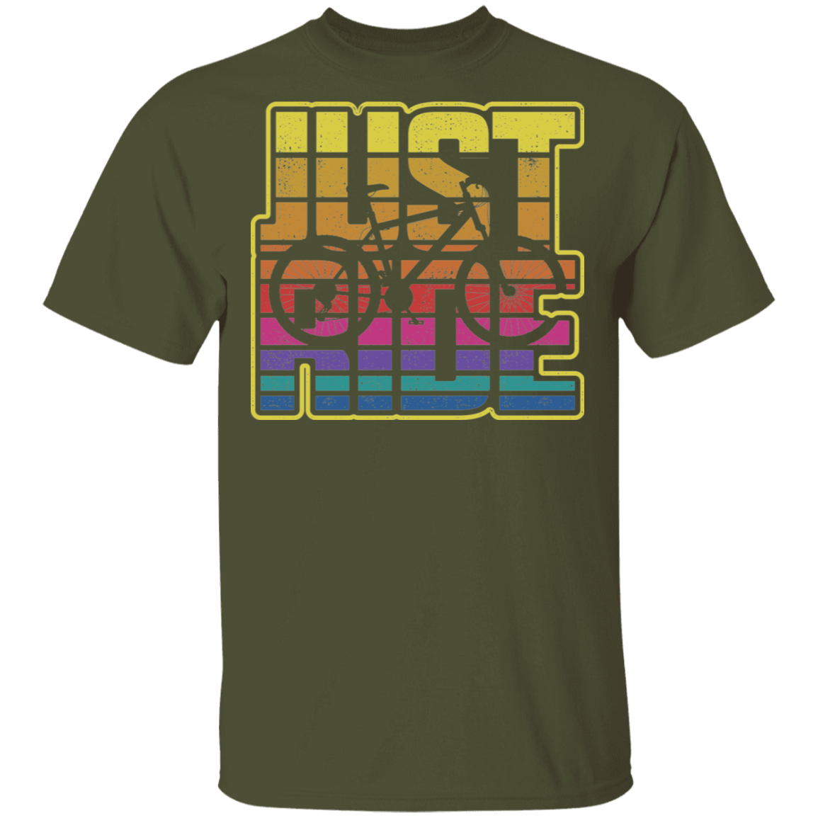 Just Ride Biking Mountain Bike T-Shirt